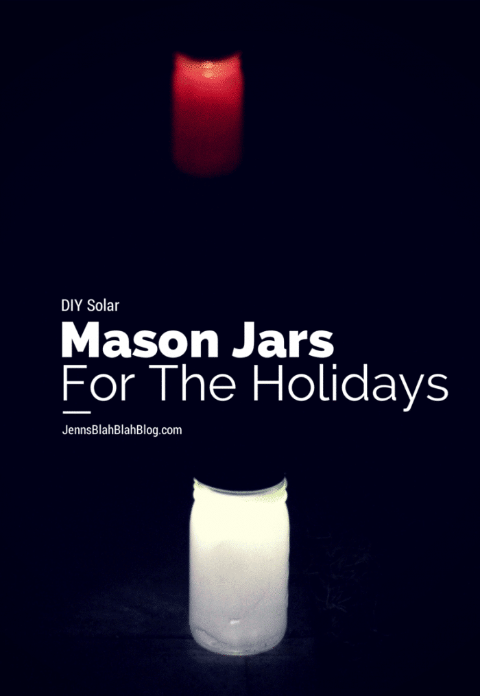 DIY Solar Mason Jar Light Decoration