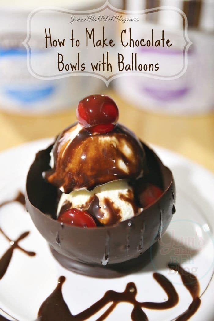 How to Make Chocolate Bowls with Balloons