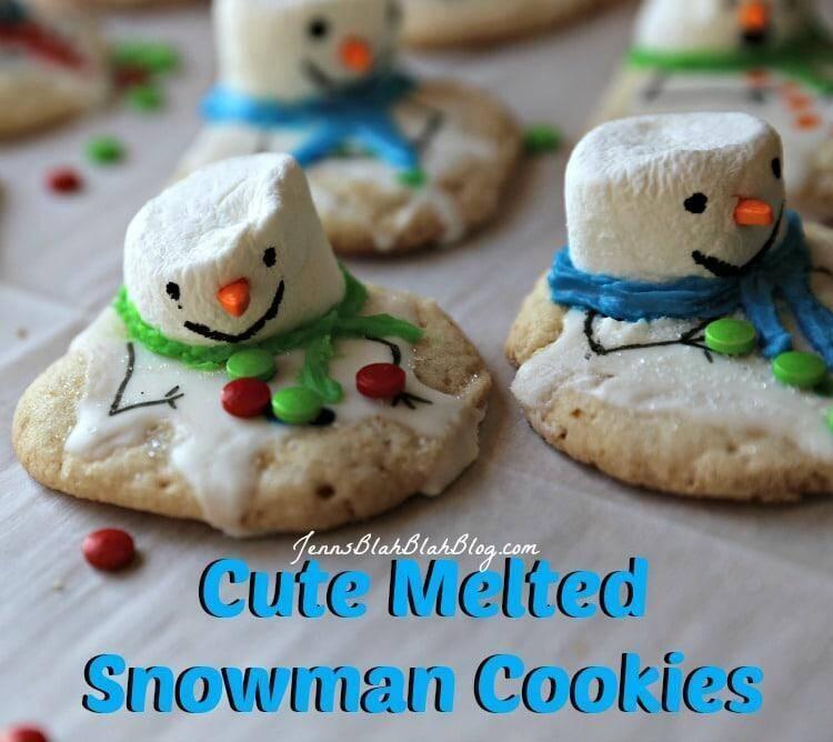 How to make melted snowman cookies for Christmas