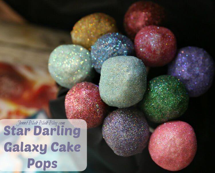 Star Darling Glitter Cake Pops