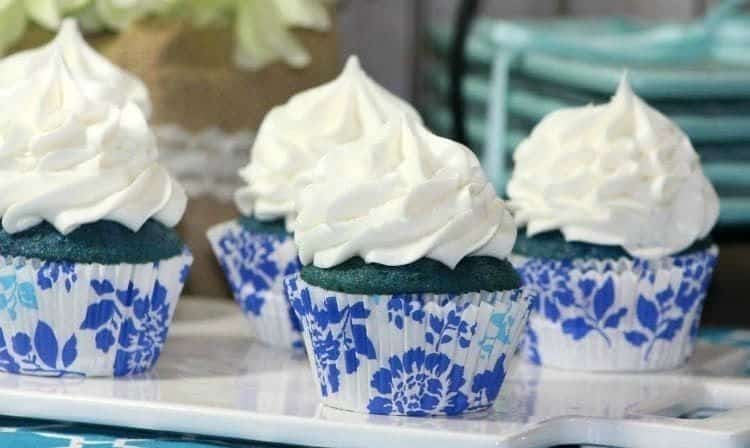 Blue Curacao Cupcakes