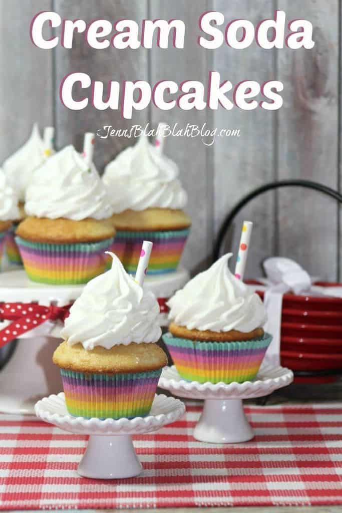 Cream Soda Cupcakes Recipe | Jenns Blah Blah Blog @jenblahblahblog