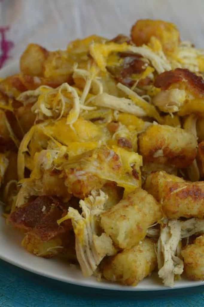 Chicken Bacon Ranch Tater Tots