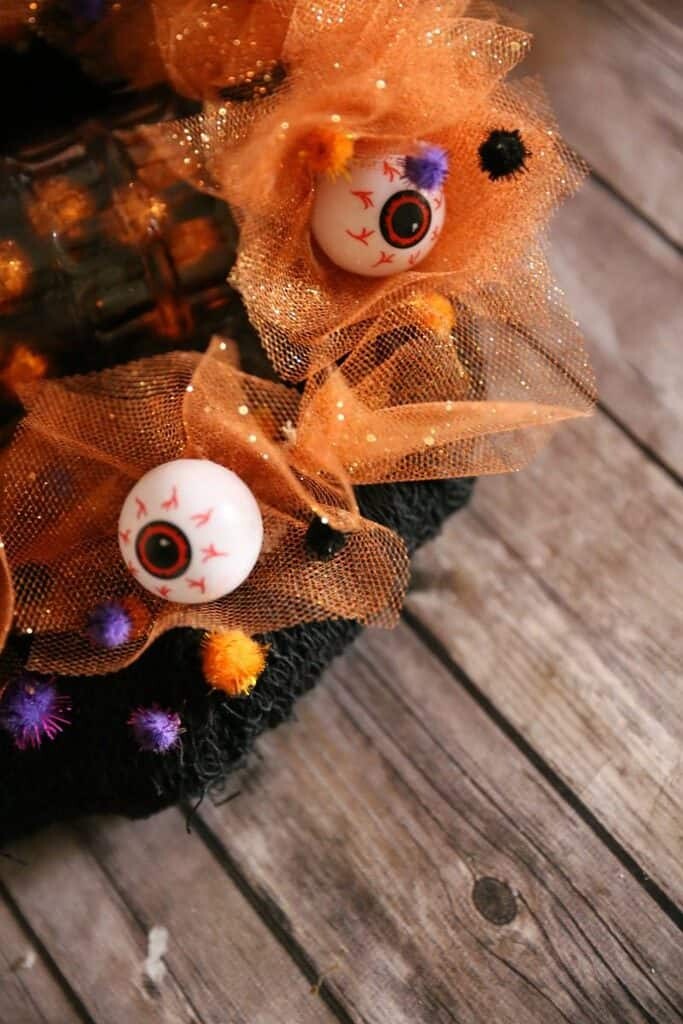 Eyeball Halloween Wreath