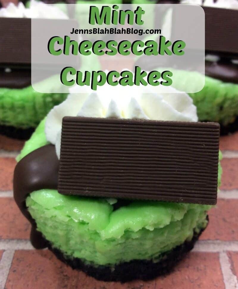 Mint Cheesecake Cupcakes