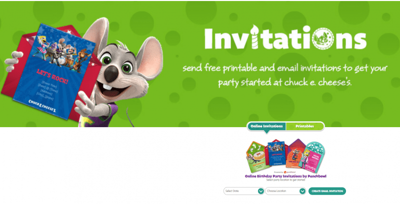Create Your Own FUNdraiser at Chuck E. Cheese's