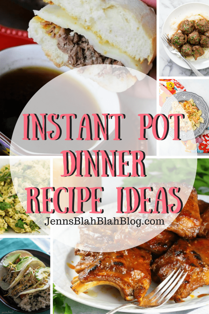 Instant Pot Dinner Recipe Ideas