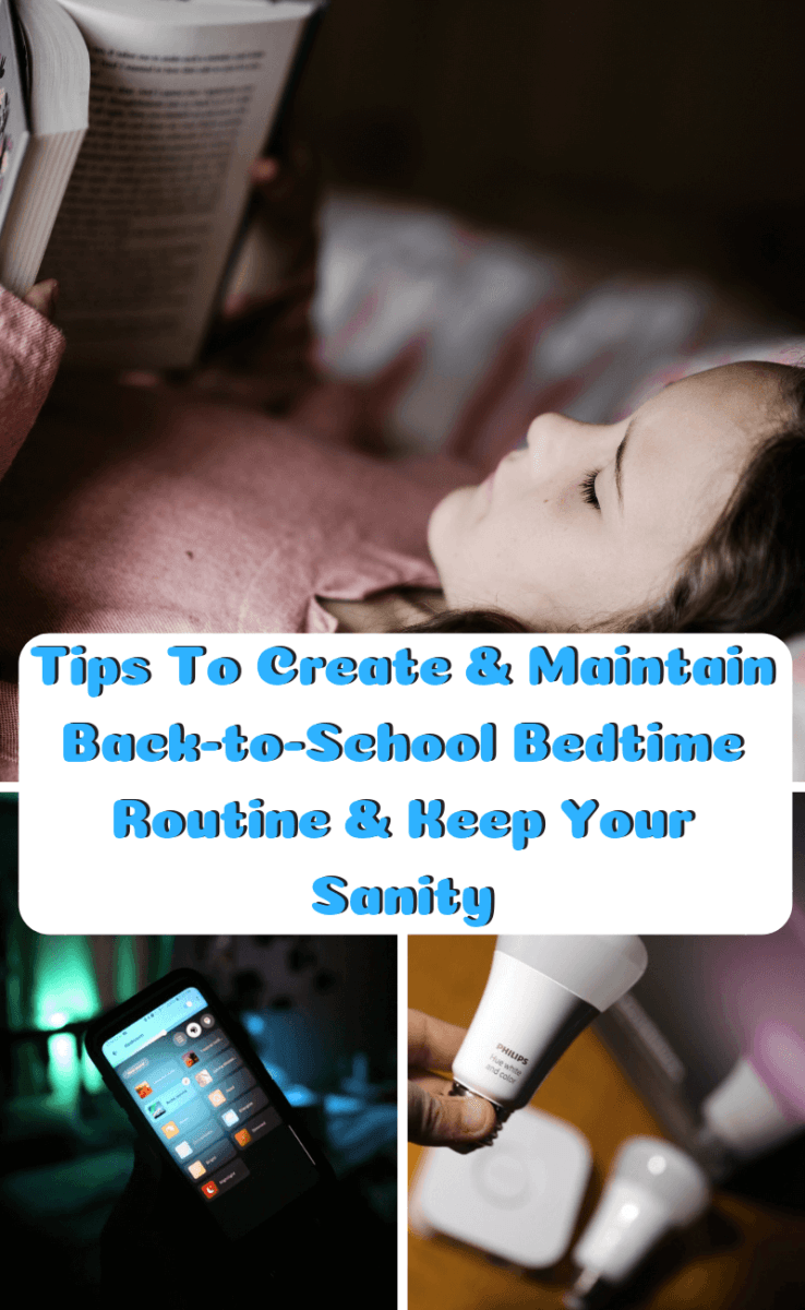 Tips To Create & Maintain Back-to-School Bedtime Routine & Keep Your Sanity