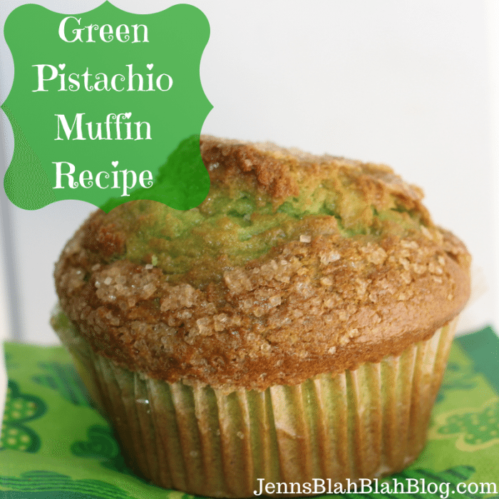 St Patrick’s Day Green Pistachio Muffin Recipe