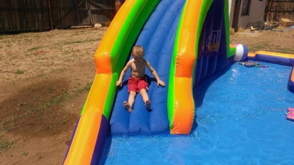 Fun for the Whole Family! HydroRush Inflatable Waterpark Rocks