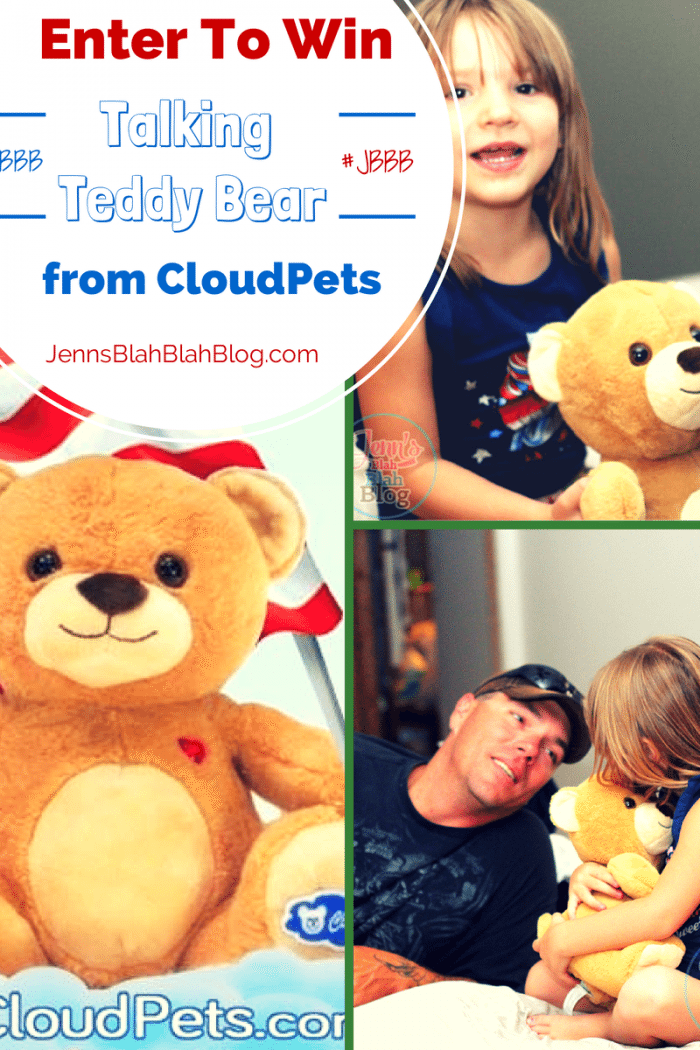 Talking Teddy Bear From CloudPets Giveaway!