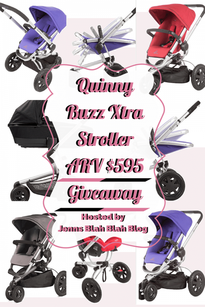 Quinny Buzz Xtra Stroller (ARV $595) Giveaway