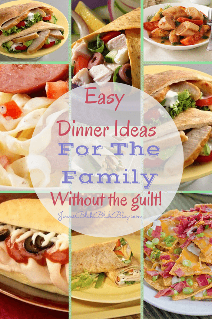 Easy Dinner Ideas For The Family Without The Guilt