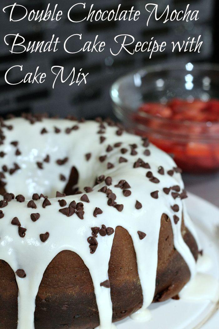 Double Chocolate Mocha Bundt Cake Recipe with Cake Mix