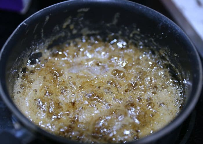 caramel frosting boiling