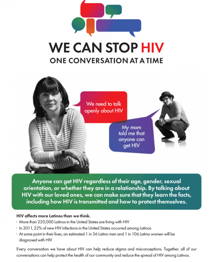 help stop hiv one conversation