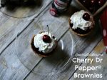 Cherry Dr. Pepper® Brownies in Waffle Cone Cups | www.jennsblahblahblog | @jenblahblahblog