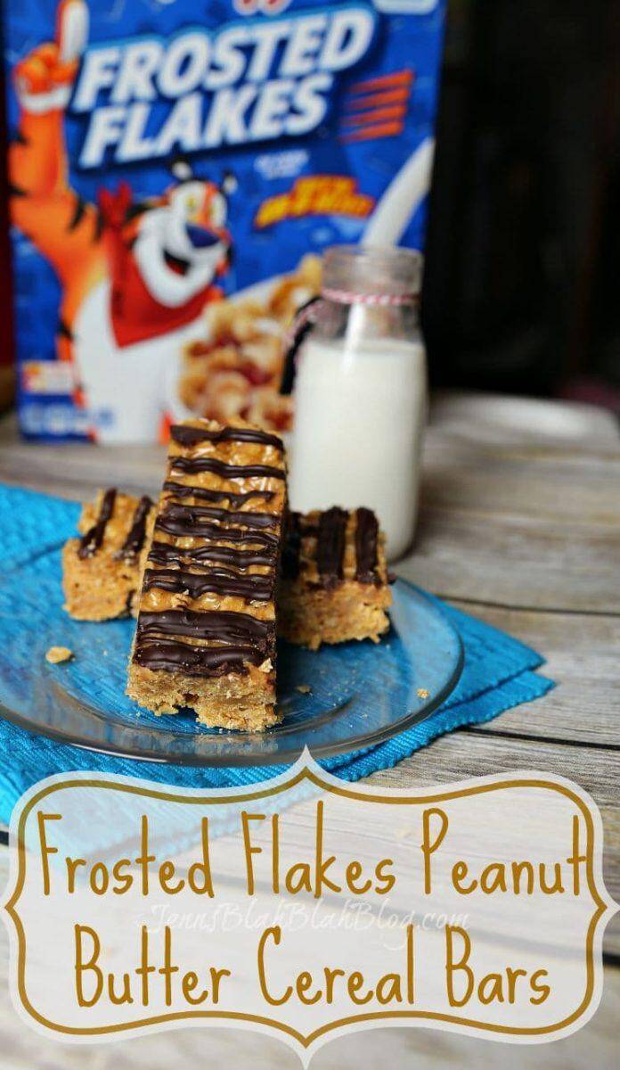 No Bake Frosted Flakes Peanut Butter Cereal Bars Recipes