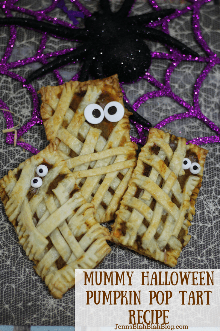 Halloween Mummy Pumpkin Pop Tarts Recipe