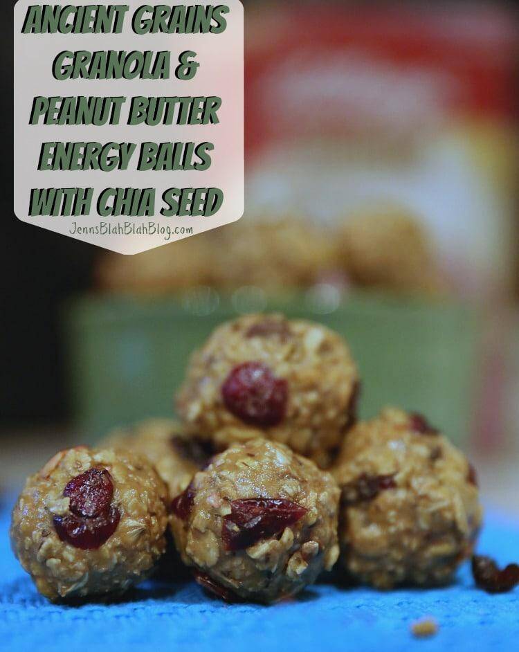 Ancient Grains Granola & Peanut Butter Energy Balls with Chia Seed Recipe