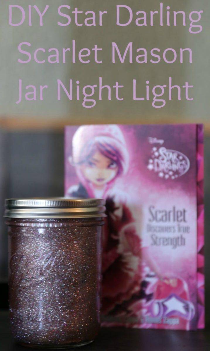 DIY Star Darling Scarlet Mason Jar Night Light