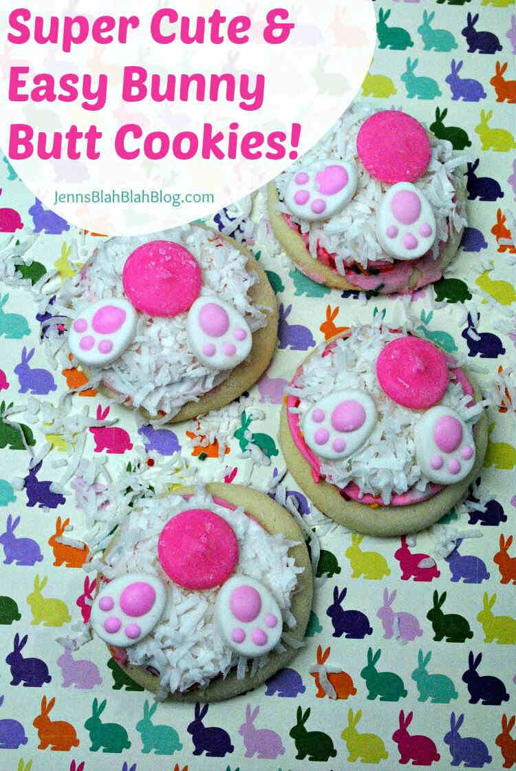 Cute & Easy Bunny Butt Cookies
