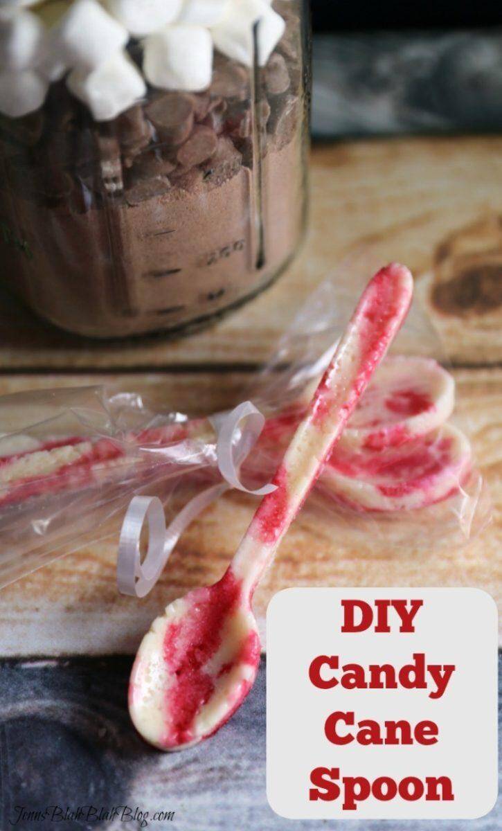DIY Candy Cane Spoons