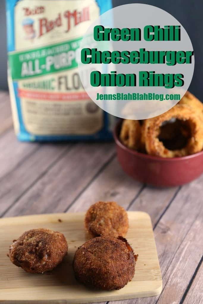 Green Chili Cheeseburger Stuffed Onion Rings