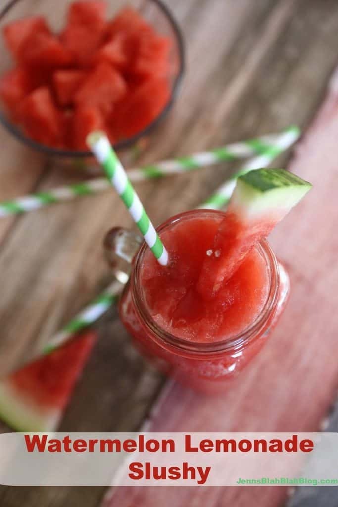 Watermelon Lemonade Slushy Recipe