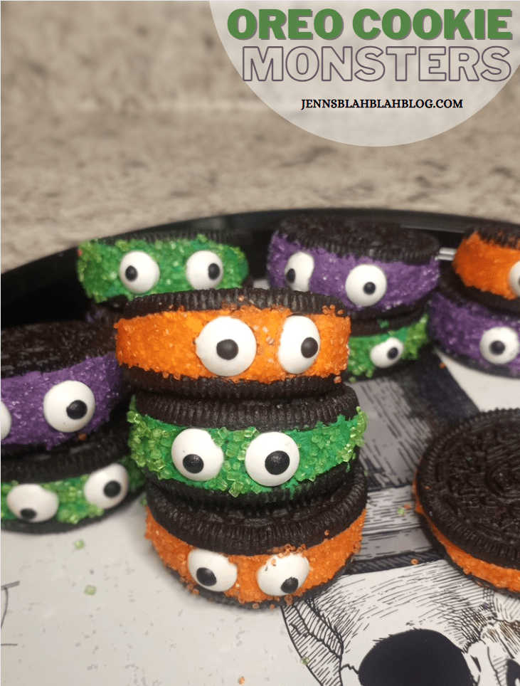 Extraordinary Halloween Oreo Monster Cookies