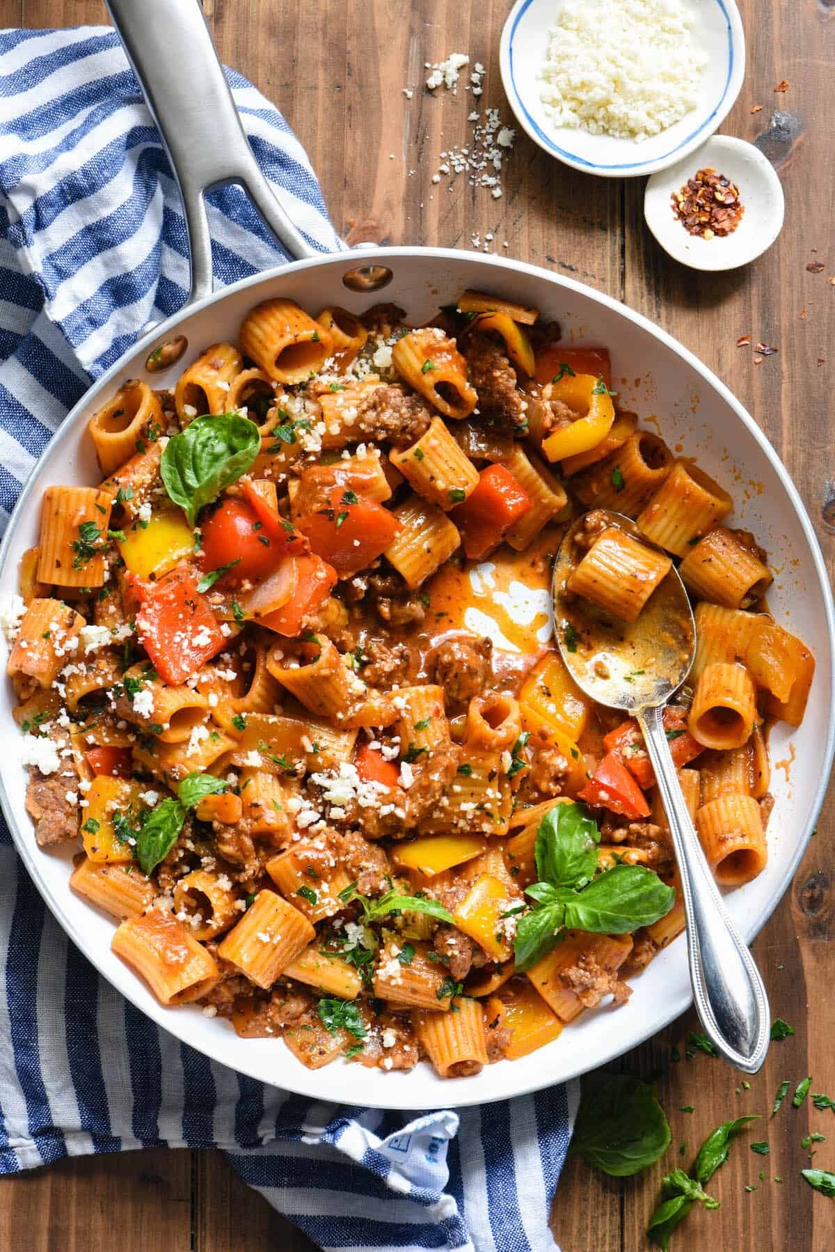 Italian Sausage Pasta Skillet