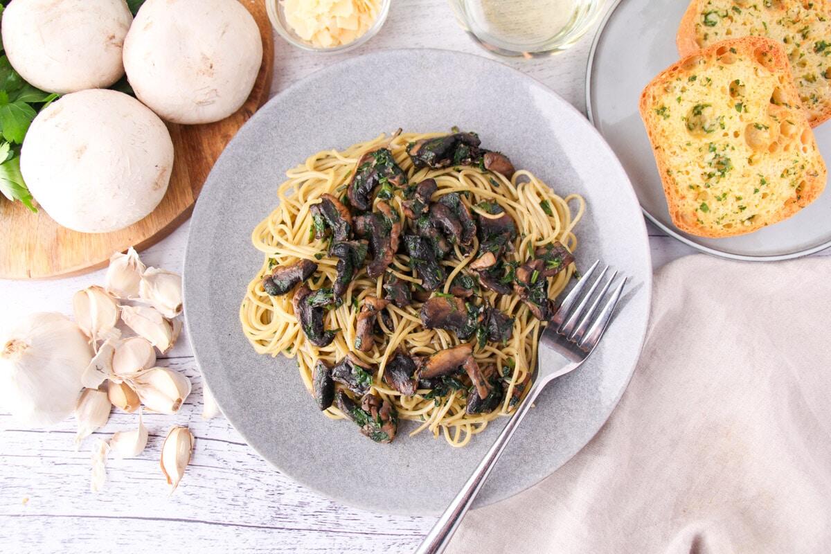 Mushroom Aglio Olio