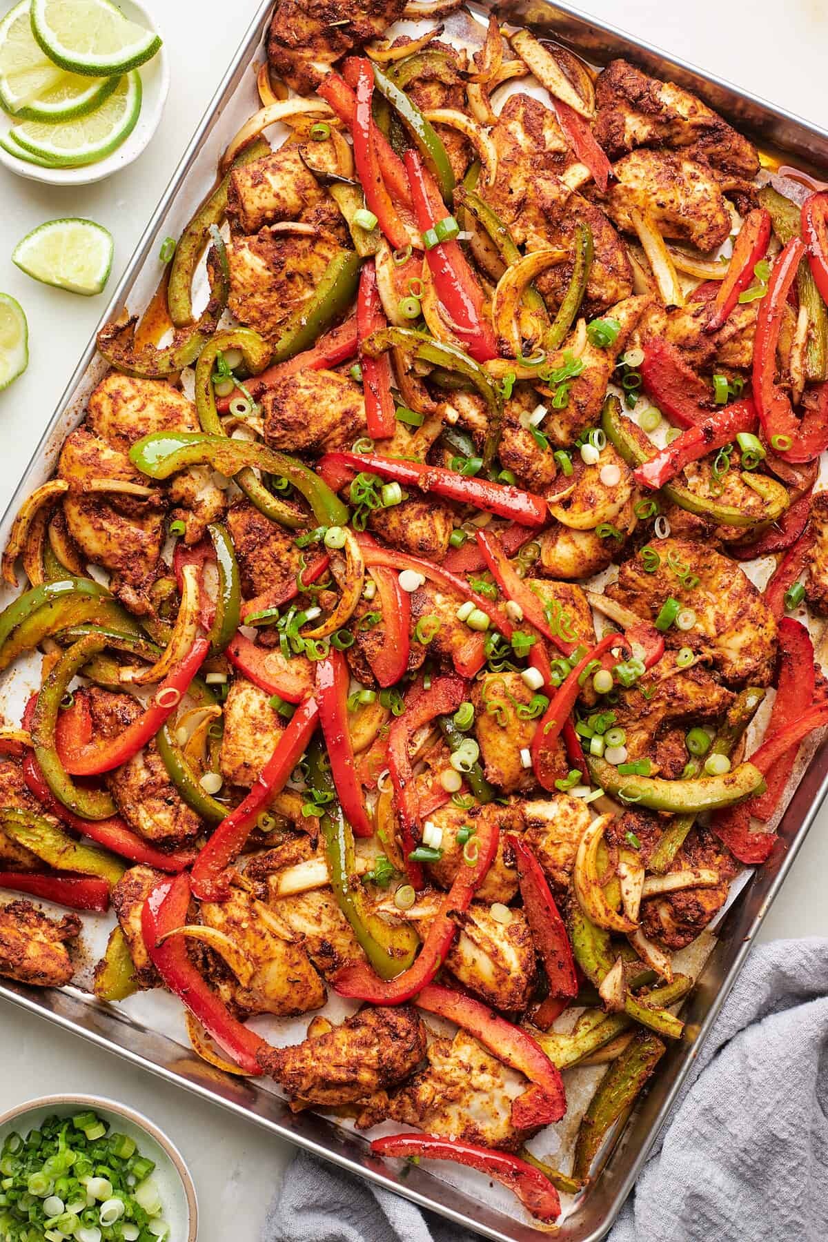 Sheet-Pan Chicken Fajitas